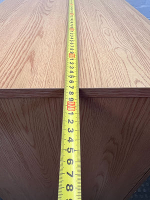 Spacious Light Wood Entertainment & Display Unit