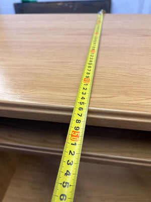 Spacious Light Wood Entertainment & Display Unit