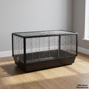 Spacious & Secure Pet / Small Animal Cage - Some rusting - 2ndhandwarehouse.com