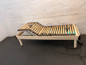 Split Queen Adjustable Electric Bed with Massage Function — Used; Fair Condition - 2ndhandwarehouse.com