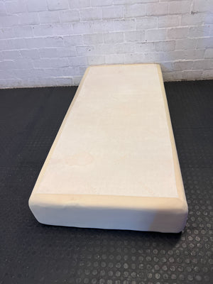 Tempur Memory Foam Mattress- Cream/Off-White Foundation