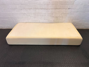 Tempur Memory Foam Mattress- Cream/Off-White Foundation