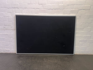 Stylish Black Chalkboard with Silver Frame โ Minor Wear
