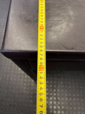 Stylish Black Dressing Table with Mirror & Drawers