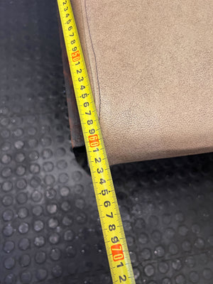 SINGLE SIDED - 110CM - Stylish Beige Upholstered Restaurant Booth Seat Wooden Frame with Minor Scratches