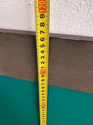 Stylish Burgundy Studded Square Wall Mirror 117 x 95cm