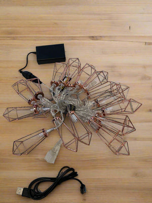 Stylish Copper LED Fairy Lights with USB Connection