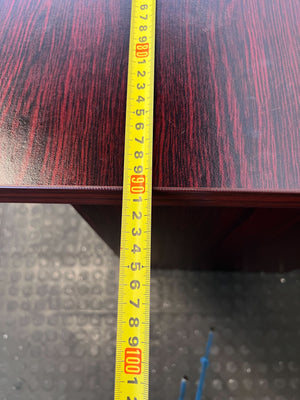 Stylish Dark Wood Storage Cabinet with Lockable Doors - Minor Scratches - REDUCED