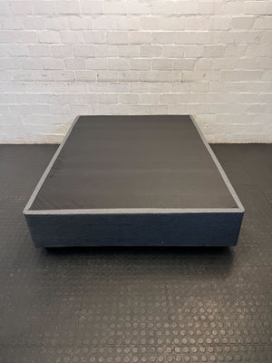 Stylish Double bed Grey Fabric Bed Frame - Minor Wear