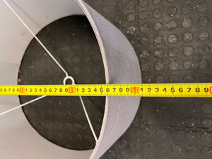 Stylish Grey Fabric Drum Lampshade β Perfect Condition!