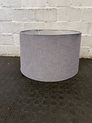 Stylish Grey Fabric Drum Lampshade β Perfect Condition!