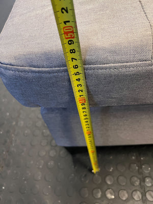 Stylish Grey Fabric Sectional Sofa - Minor Wear and Tear