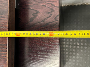 Stylish L-Shaped Black & White Corner Desk with Storage