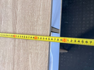 Stylish Light Wood & White 3-Drawer Desk | Scandinavian Modern