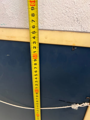 Stylish Square Black Framed Mirror – Minor Wear