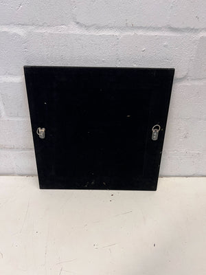 Stylish Square Mirror with Geometric Design - Minor Scratches - 40cm - 2ndhandwarehouse.com