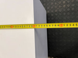 Stylish White Minimalist Cube Storage Table