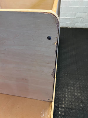 Stylish Wooden Baby Cot with Drawers | Light Natural Finish