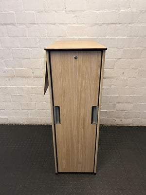 Stylish Wooden Office Desk with Storage β Folds Compact