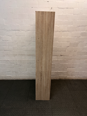 Tall 8-Cubby Bookshelf in Light Oak Finish