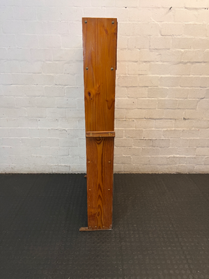 Tiered Wooden Display Cabinet with Open Shelving - 2ndhandwarehouse.com