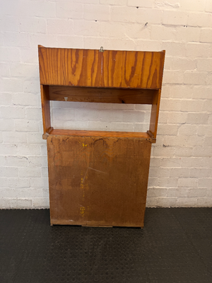 Tiered Wooden Display Cabinet with Open Shelving - 2ndhandwarehouse.com
