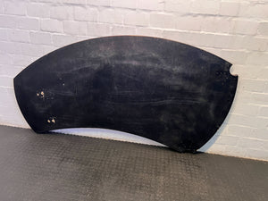 Unique Curved Wooden Tabletop - Rich Mahogany Finish, Minor Scratches - 2ndhandwarehouse.com