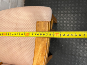 Upholstered High-Back Dining Chair with Armrests