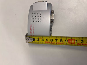 🖥️ VGA to Video Converter - Compact, Gray, Minor Scratches - 2ndhandwarehouse.com