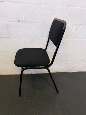 Versatile Black Stackable Utility Chair
