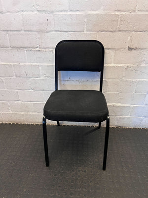 Versatile Black Upholstered Office/Dining Chair - 2ndhandwarehouse.com
