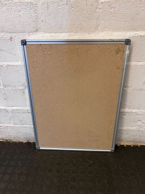 Versatile Blue Felt Pinboard with Aluminum Frame - 2ndhandwarehouse.com