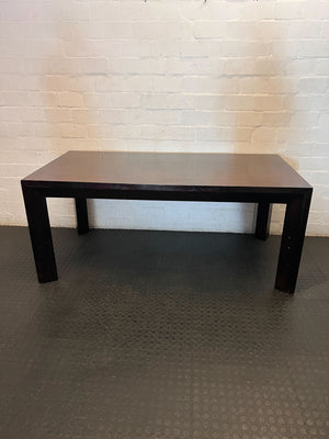 Versatile Dark Wood Dining / Boardroom Table - 2ndhandwarehouse.com