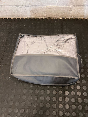 Versatile Grey Quilted Blanket/Duvet with Storage Bag - 2ndhandwarehouse.com