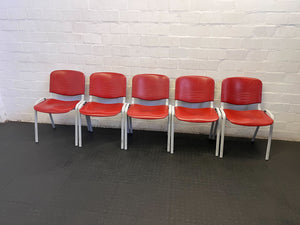 Versatile Retro Red Utility Chair