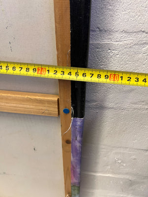 Vibrant Abstract Concentric Circles Canvas Art 102 by 76