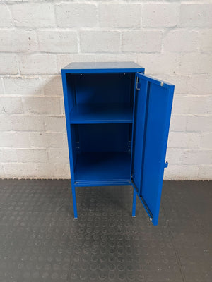 Vibrant Blue Metal Storage Cabinet Locker