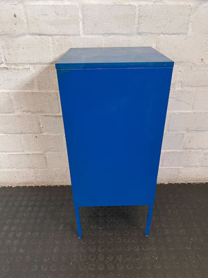 Vibrant Blue Metal Storage Cabinet Locker