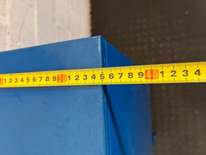 Vibrant Blue Metal Storage Cabinet Locker