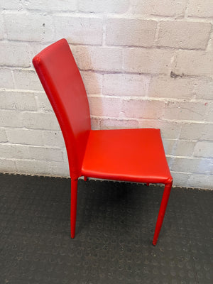Vibrant Red Modern Dining & Accent Chair - 2ndhandwarehouse.com