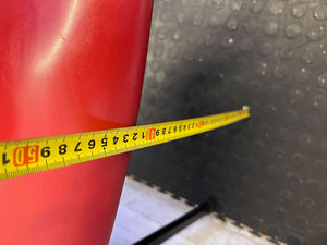 Vibrant Red Retro Utility Chair