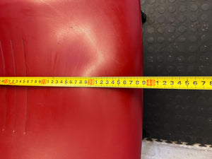 Vibrant Red Retro Utility Chair