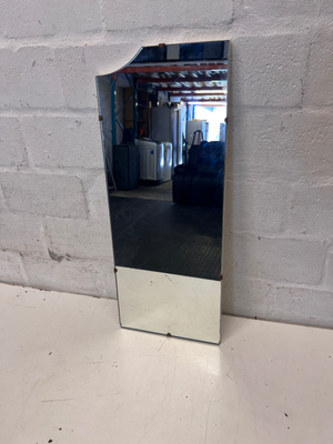Vintage Asymmetrical Side Mirror with Curved Top - 2ndhandwarehouse.com