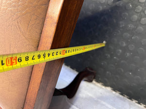 Vintage Ladder Back Dining Chair with Cabriole Legs