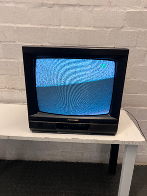 Vintage Panasonic CRT Television — Well Used Condition; No Aerial Included