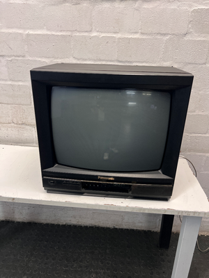 Vintage Panasonic CRT Television — Well Used Condition; No Aerial Included