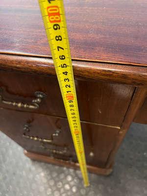 Vintage-Style 7-Drawer Wooden Dressing Table