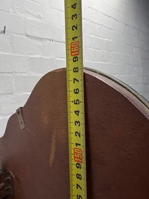 Vintage Triple Mirror Dressing Table — Fair Condition with Visible Wear