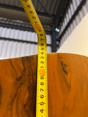 Vintage Wavy Wardrobe - One Leg Damaged - Needs Repair - 2ndhandwarehouse.com