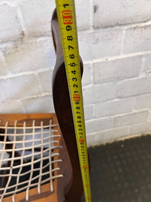 Vintage Wood Dining Chair with Caned Seat - Minor Wear - PRICE DROP